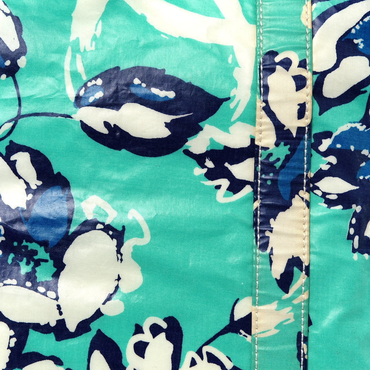 PVC Floral Print Tote Multicolor