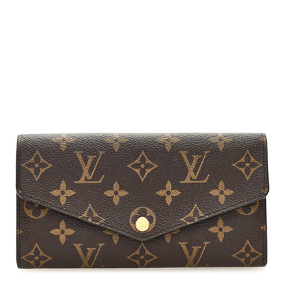 Louis Vuitton Monogram Sarah Wallet NM Rose Ballerine 1 of 6
