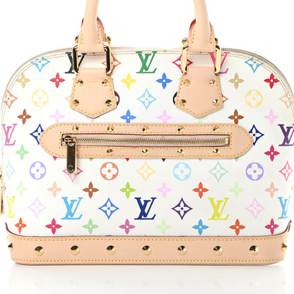 Louis Vuitton Monogram Multicolor Alma White 8 of 16