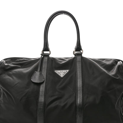 Prada Tessuto Nylon Saffiano Duffle Black 6 of 10