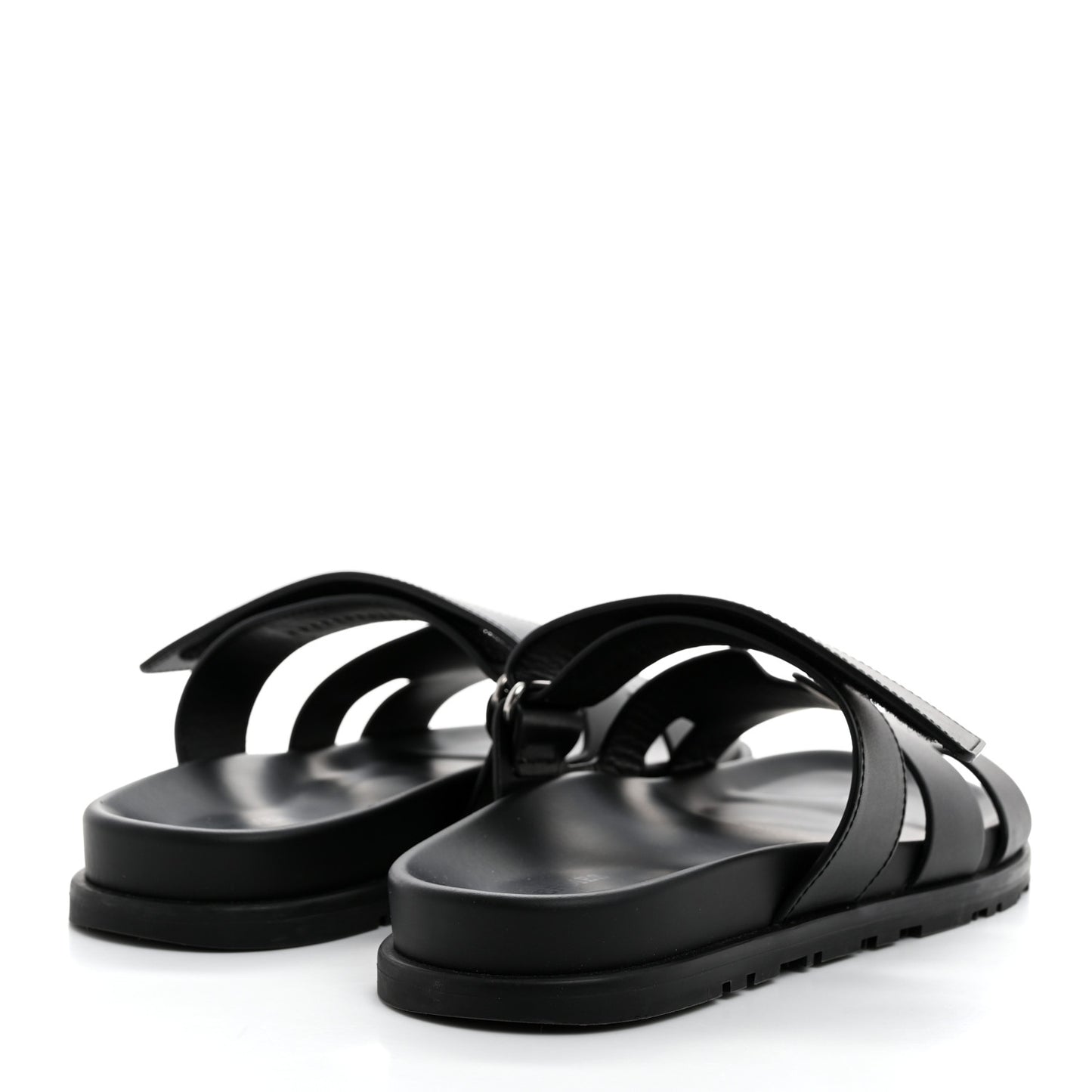 Calfskin Womens Chypre Sandals 40 Black