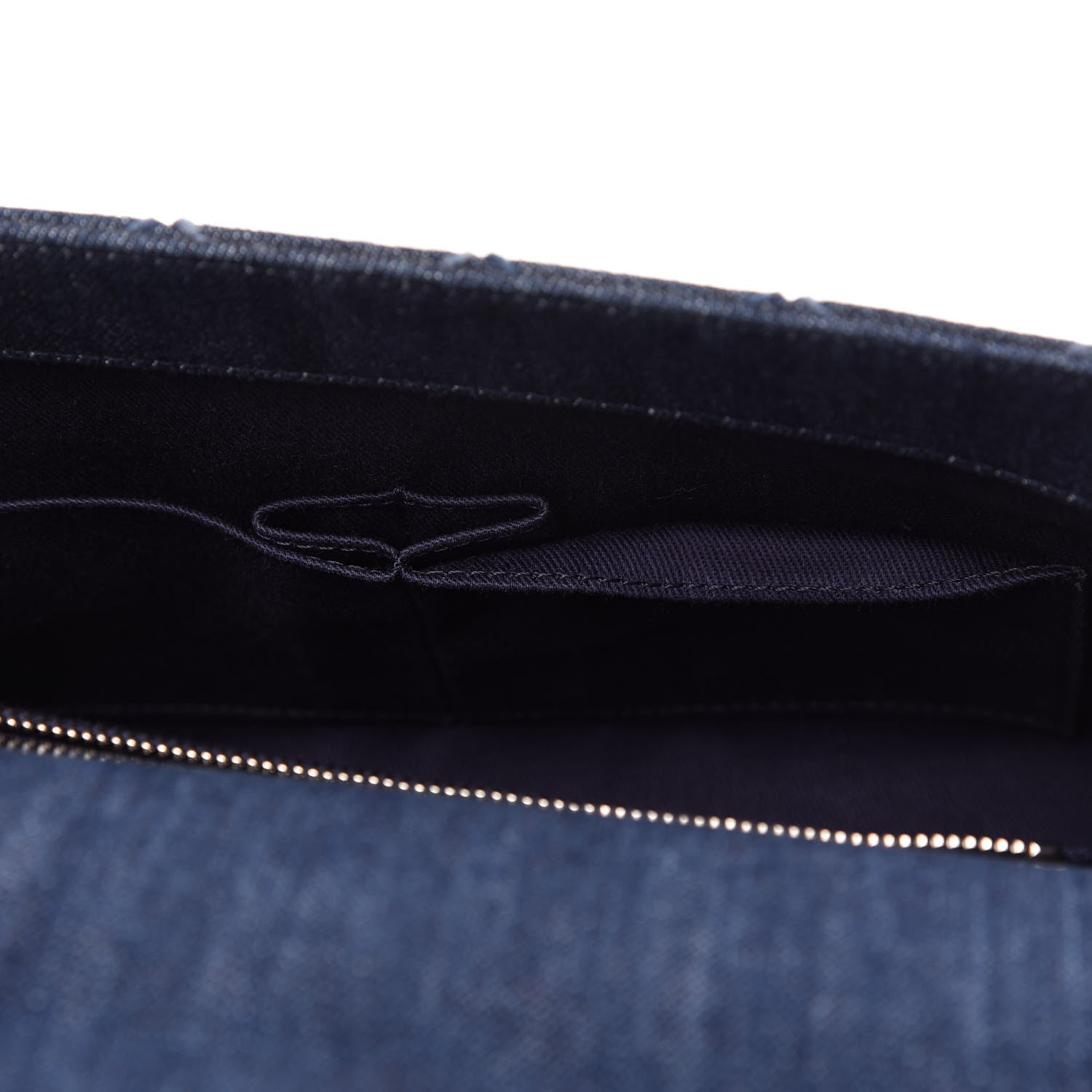 Chanel Denim Quilted Small Coco Handle Flap Blue 10 of 10