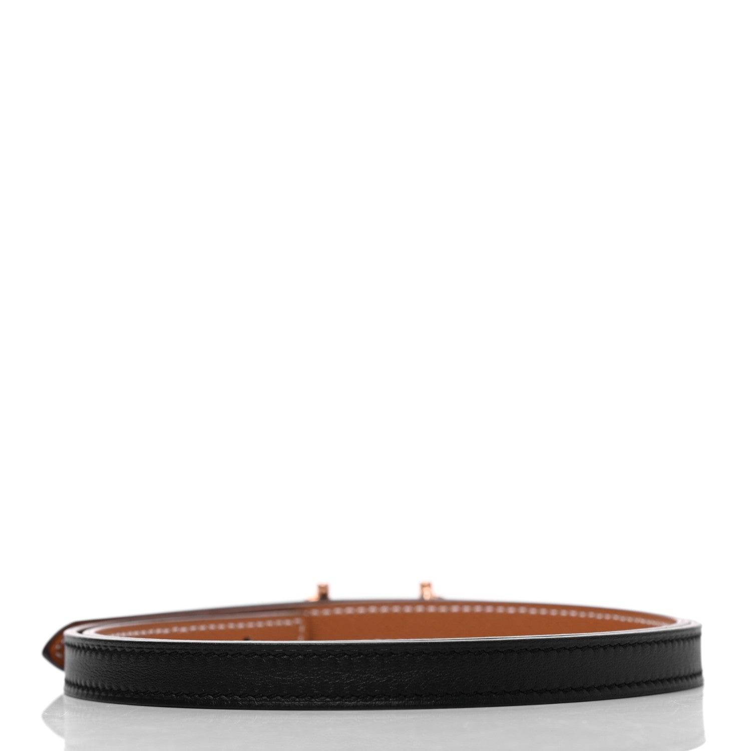 Hermes Swift Epsom 13mm Gamma Belt 80 Black Gold 2 of 4
