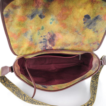 Chanel Washed Toile Large Graffiti On The Pavements Messenger Khaki Multicolor 5 of 7