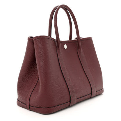 Hermes Vache Country Garden Party 30 TPM Rouge H 3 of 11