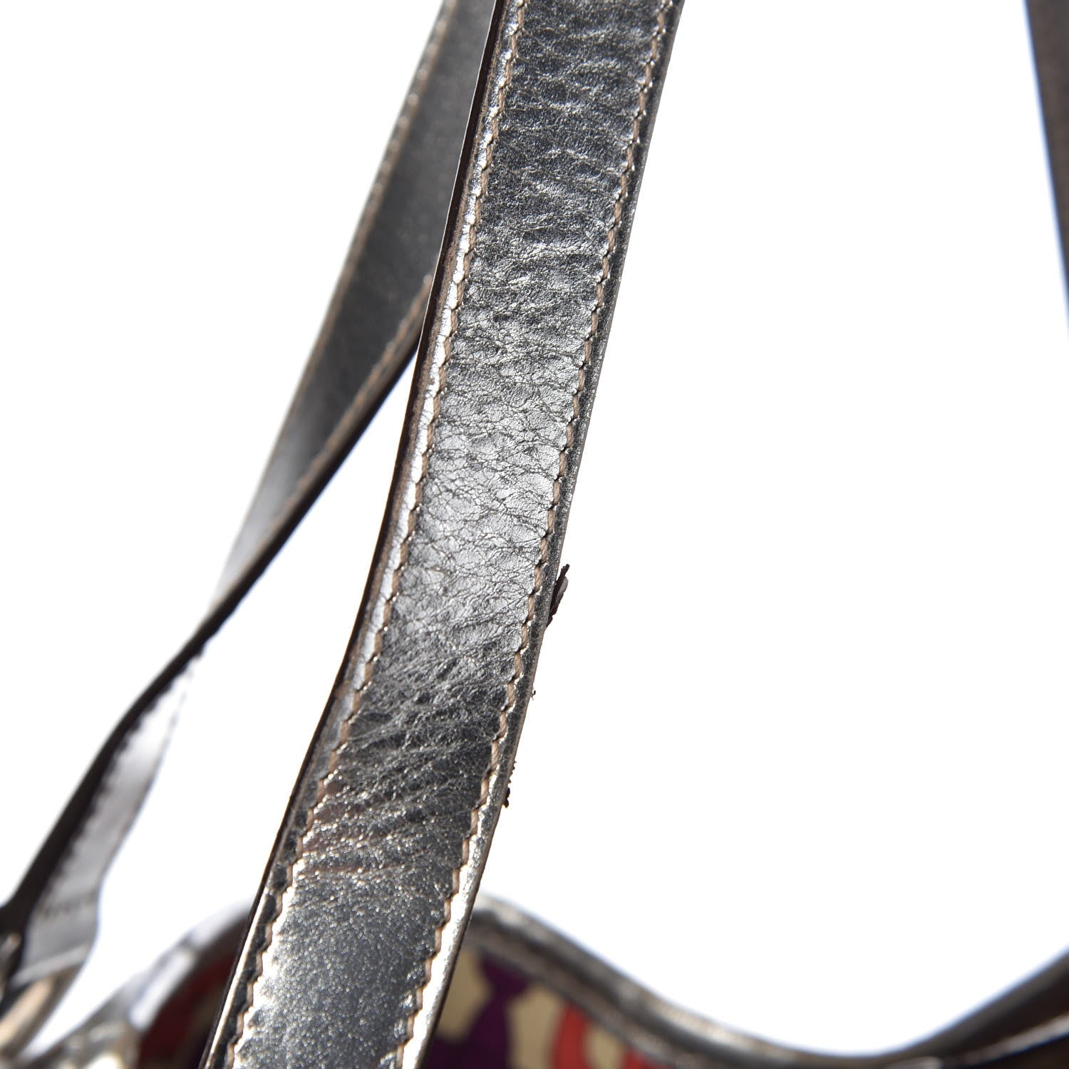 Gucci Guccissima Medium Abbey Shoulder Bag Silver 13 of 13