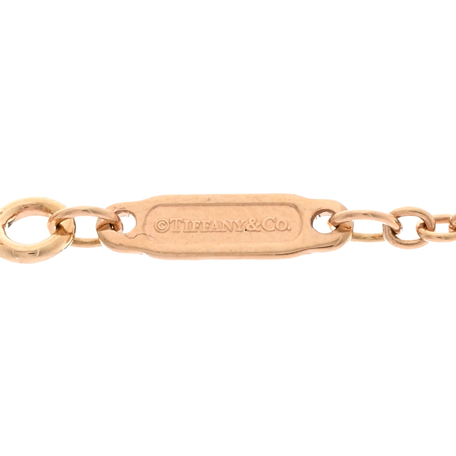 Tiffany 18K Rose Gold Knot Necklace 4 of 5