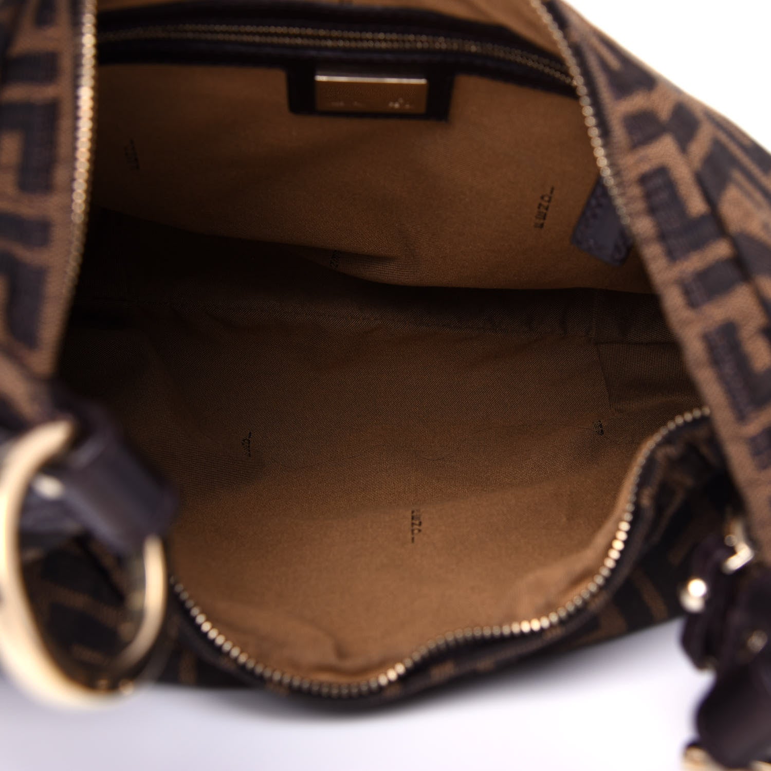 Fendi Zucca Small Chef Chain Hobo Tobacco 5 of 10