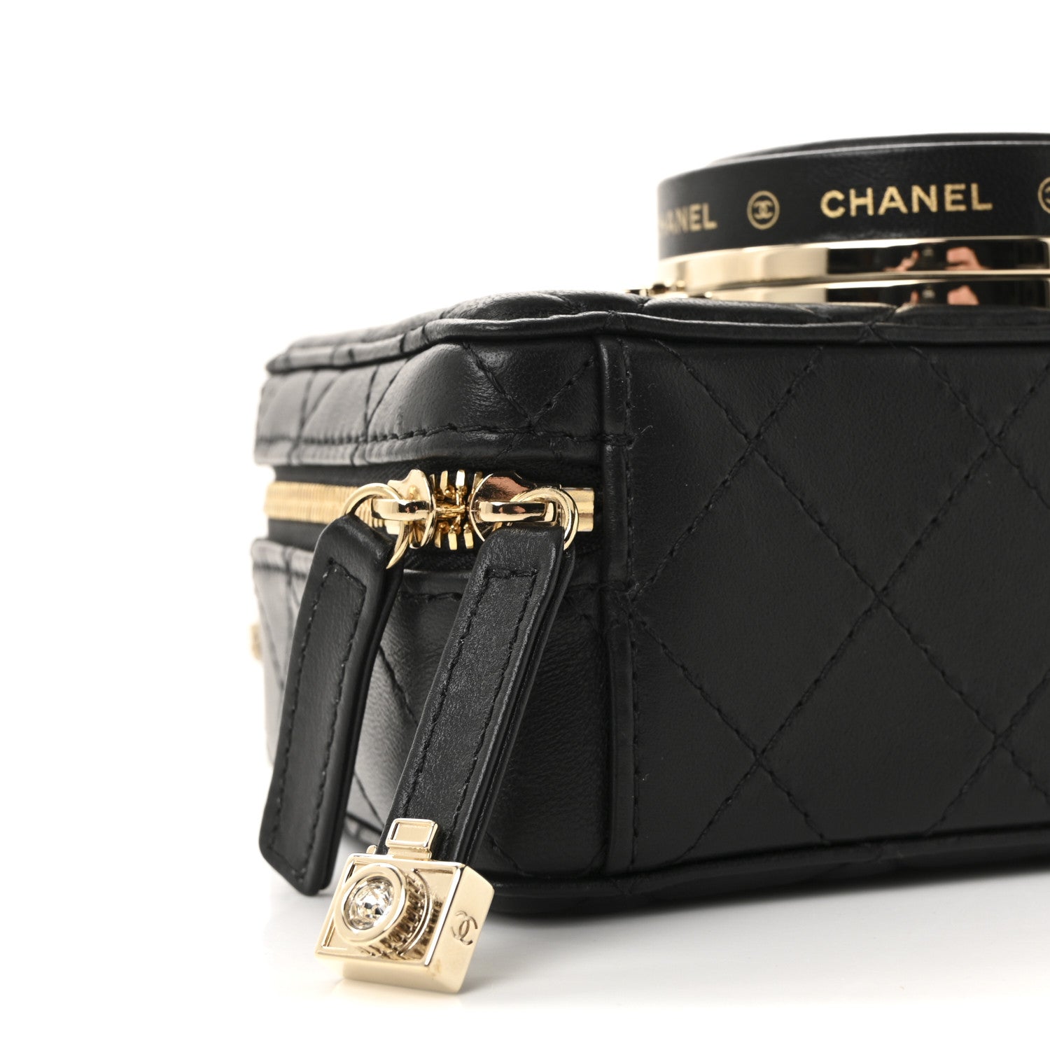 Chanel Lambskin Quilted Coco Click Bag Black 9 of 11