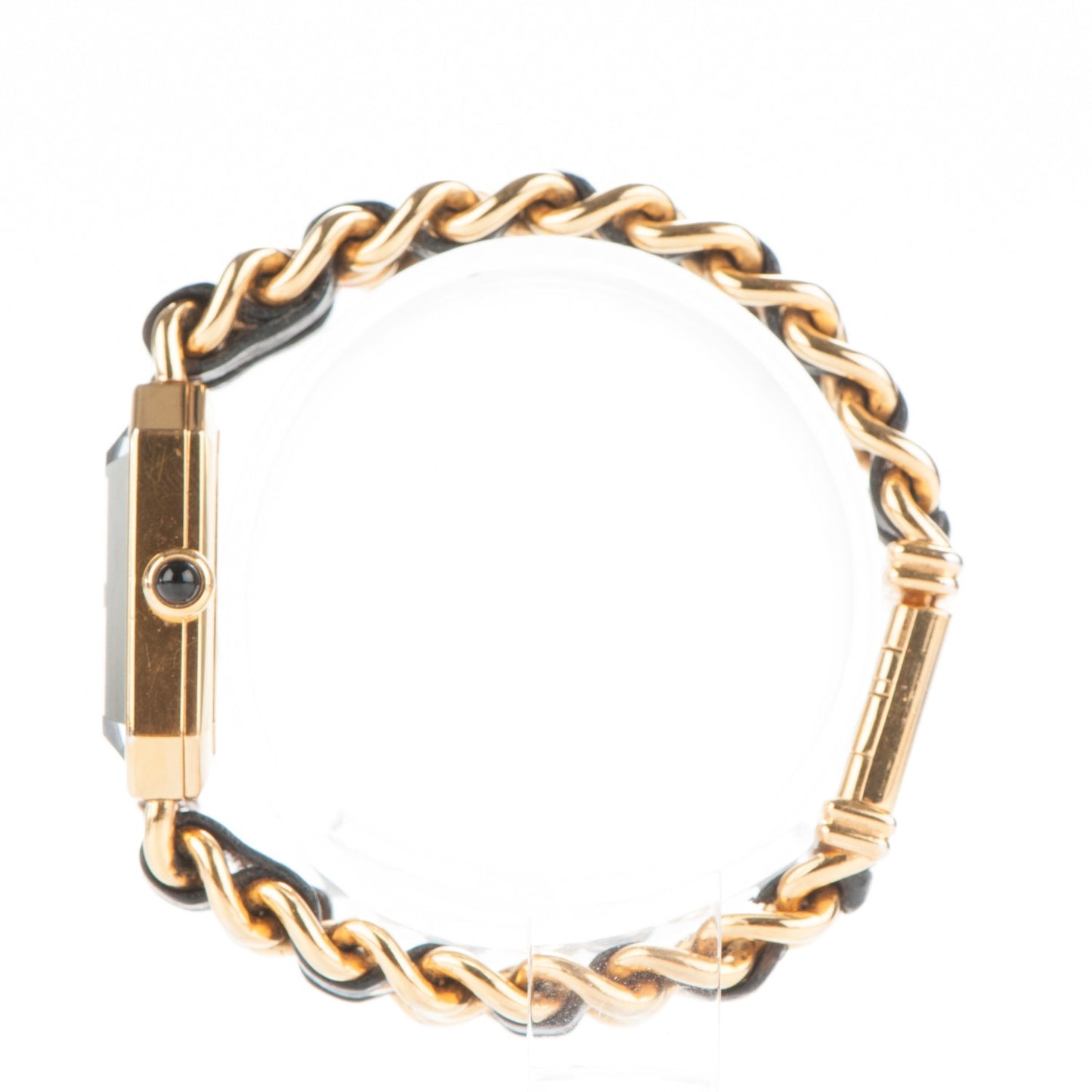 Stainless Steel Lambskin 20mm Chain Premiere Quartz Watch Gold S