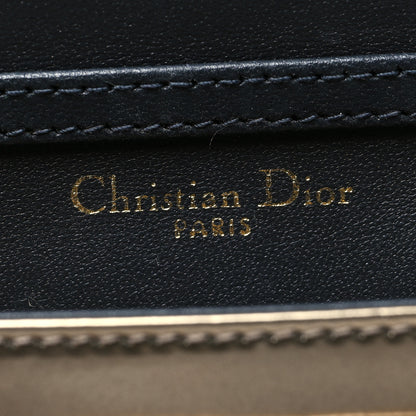 Christian Dior Metallic Patent Micro-Cannage Diorama Wallet on Chain Pouch Gold 5 of 10