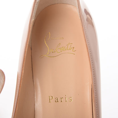 Christian Louboutin Patent Pigalle 100 Pumps 37.5 Nude 7 of 9