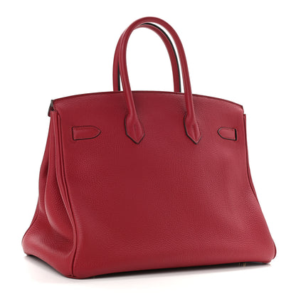 Hermes Togo Birkin 35 Rouge Grenat 3 of 17