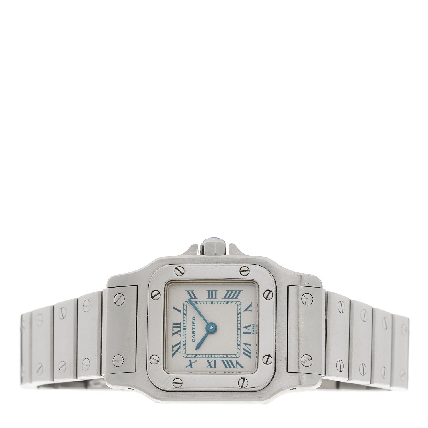 Cartier Stainless Steel 24mm Santos de Cartier Galbee Quartz Watch 2 of 4