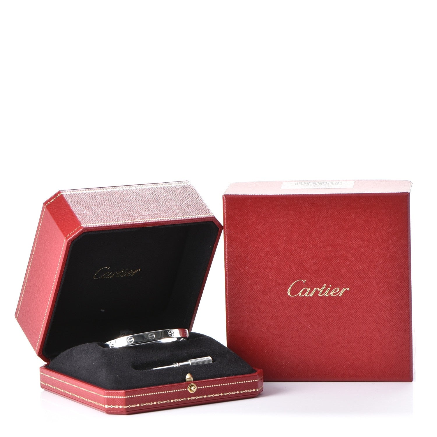 Cartier 18K White Gold LOVE Bracelet 17 8 of 8