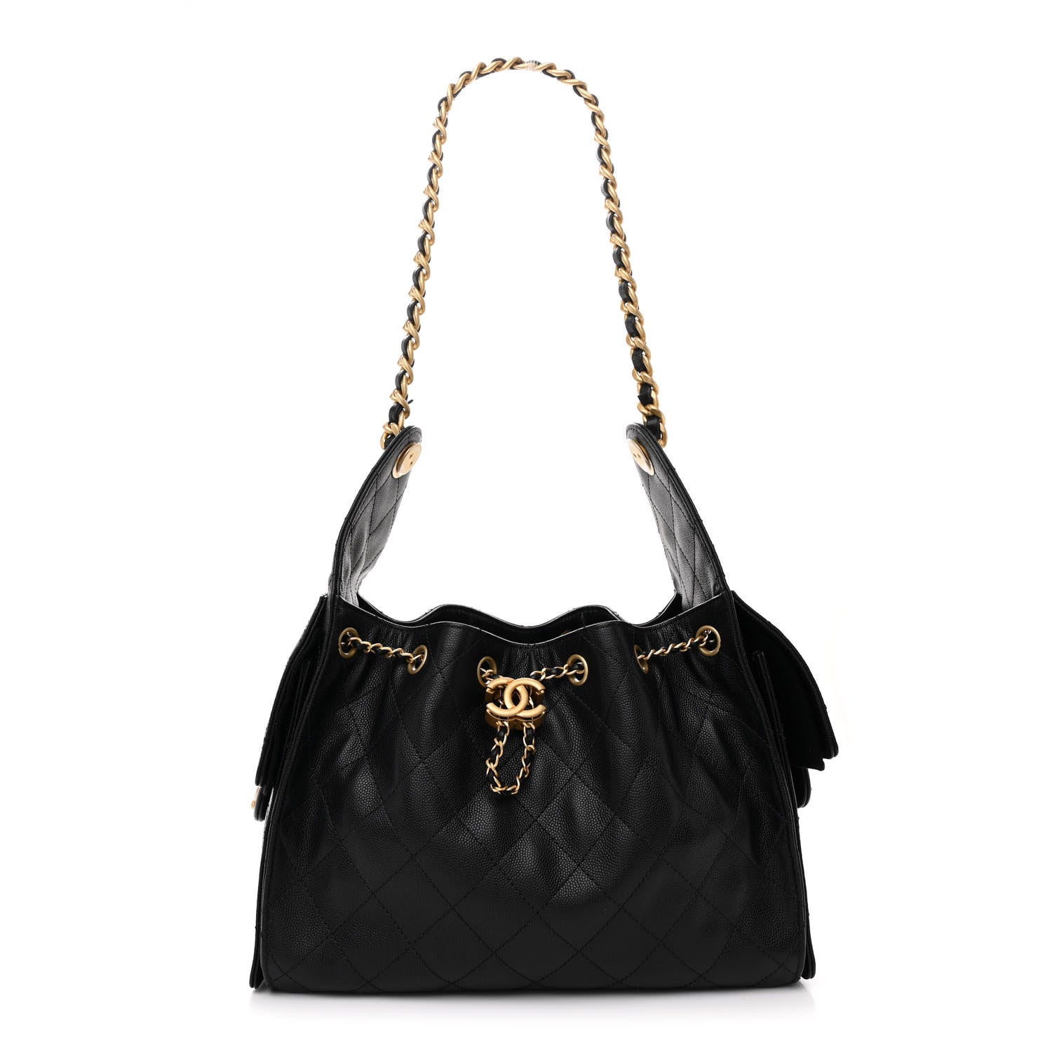 Chanel Caviar Quilted Small Chanel 25 Handbag Black 2 of 21