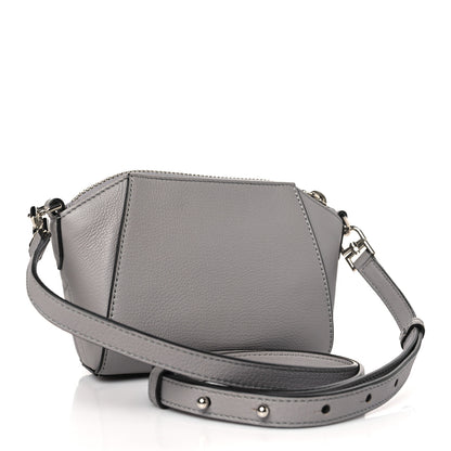 Givenchy Sugar Goatskin Nano Antigona Pearl Grey 3 of 8