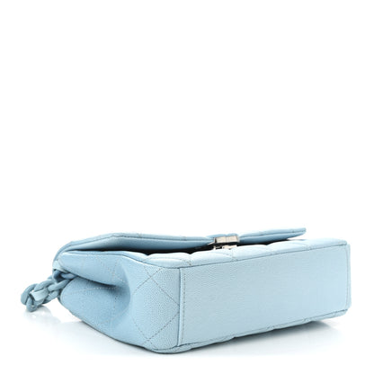 Chanel Shaded Caviar Quilted My Everything Flap Light Blue 4 of 11