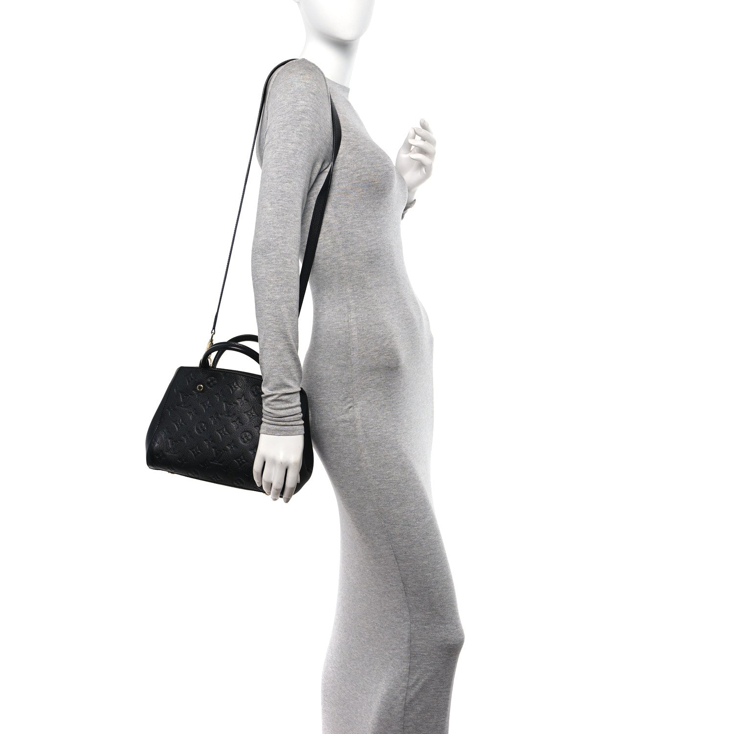 Louis Vuitton Empreinte Montaigne BB Black 2 of 11