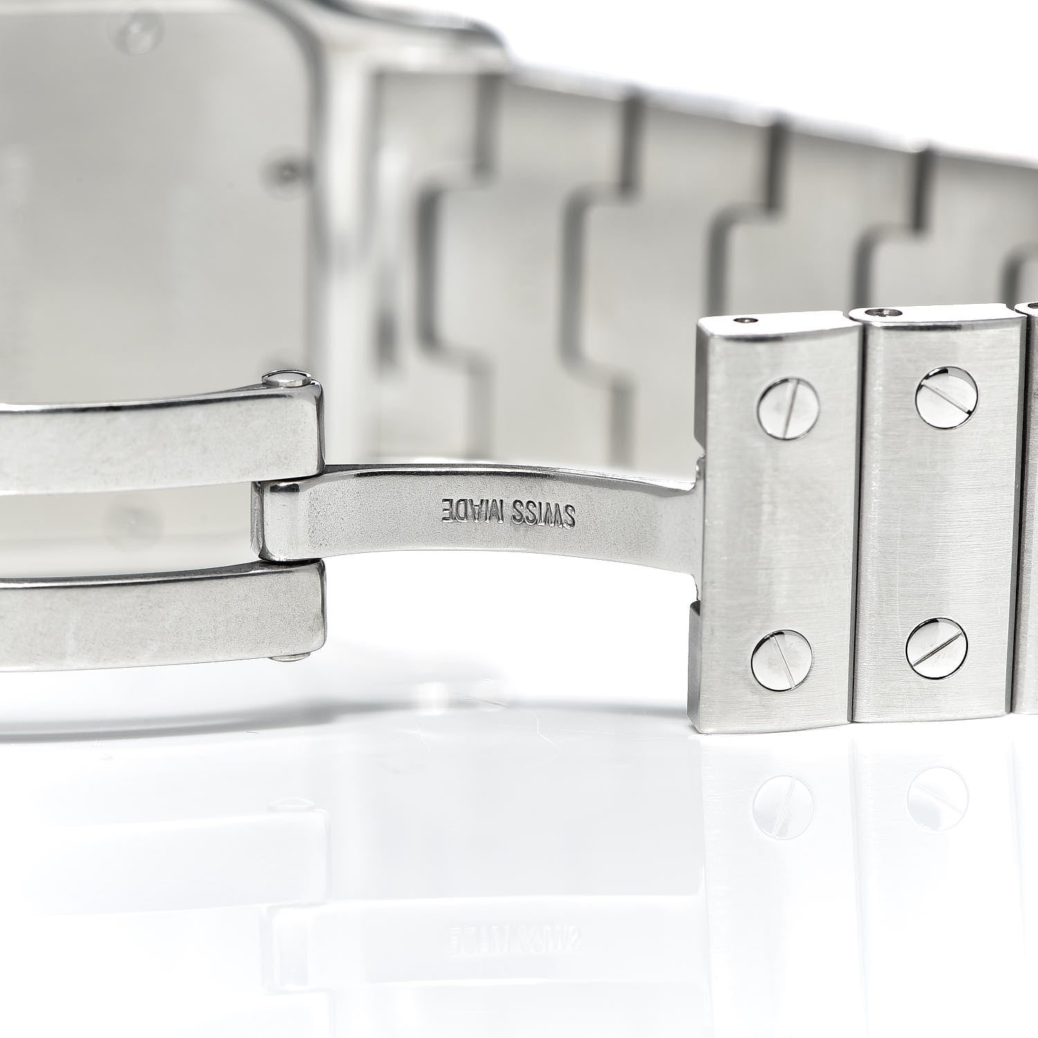 Cartier Stainless Steel 29mm Santos De Galbee Quartz Watch 7 of 7