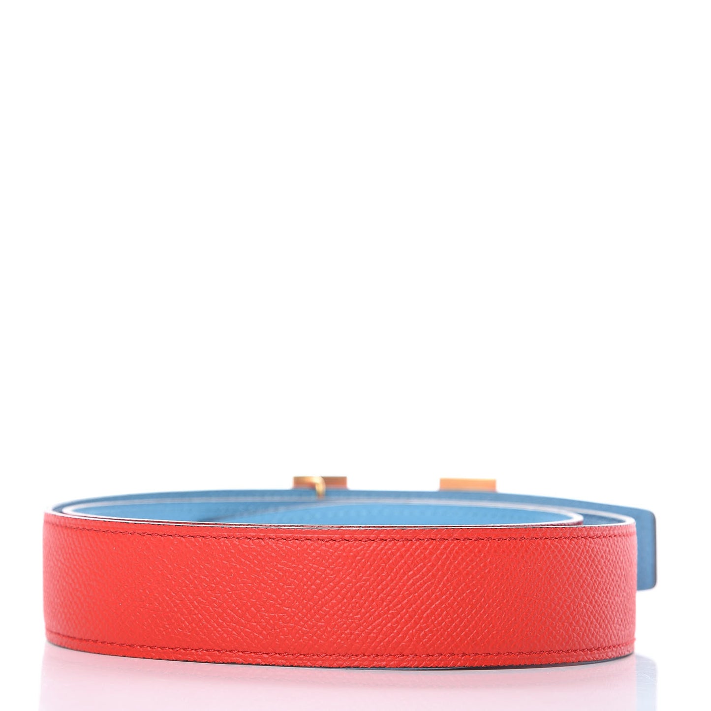 Epsom 32mm H Belt 80 Bleu Du Nord Rouge De Coeur