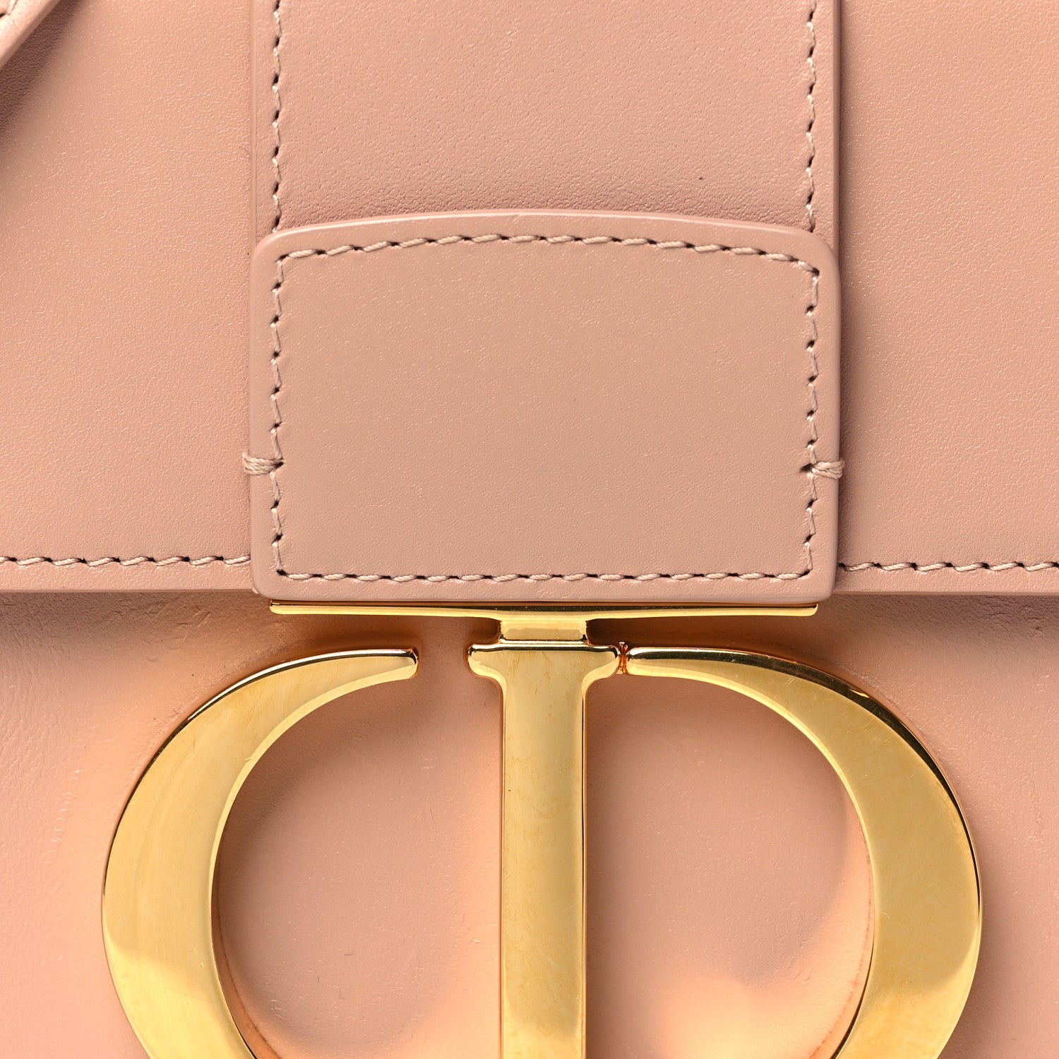 Christian Dior Smooth Calfskin Micro 30 Montaigne Flap Bag Pale Pink 8 of 10