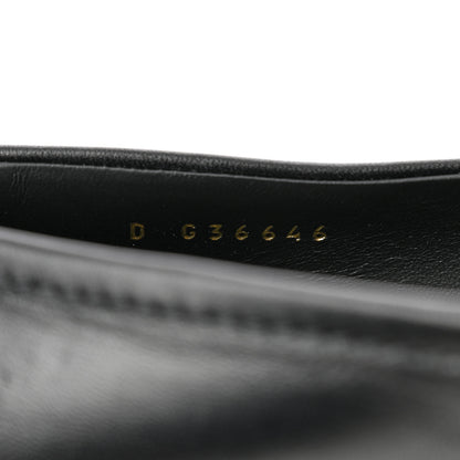 Chanel Lambskin Quilted CC Turnlock Loafers 38.5 Black 8 of 15
