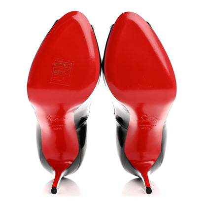 Christian Louboutin Patent New Very Prive 120 Pumps 37.5 Black 6 of 10