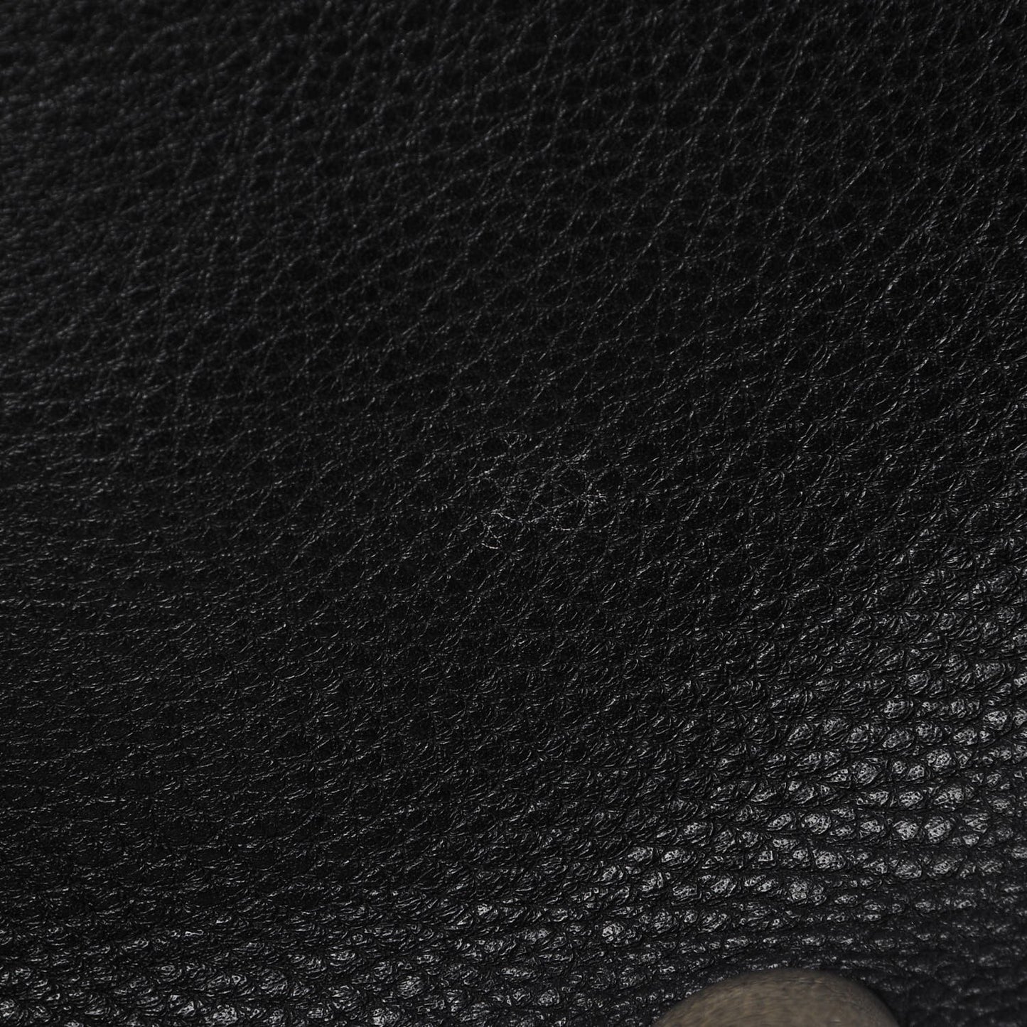 Pebbled Calfskin Small Soho Flap Crossbody Black