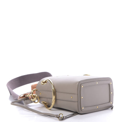 Chloe Smooth Calfskin Mini Roy Bucket Bag Motty Grey 4 of 11