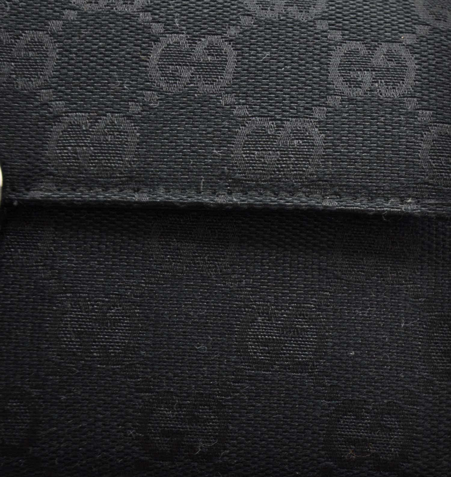 Gucci Monogram Eclipse Continental Wallet Black 8 of 8