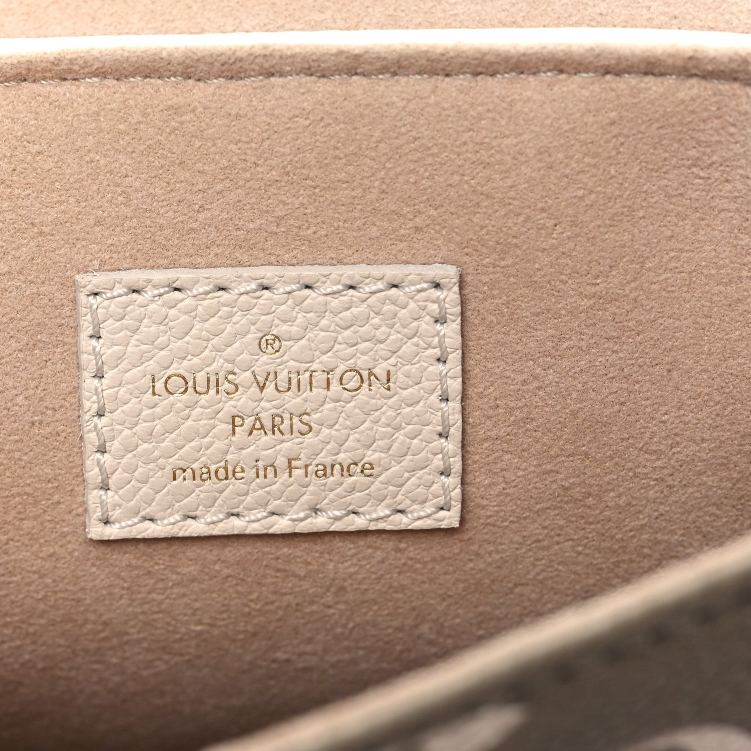 Louis Vuitton Empreinte Monogram Spring in the City Tiny Backpack Kaki Beige Cream 6 of 10