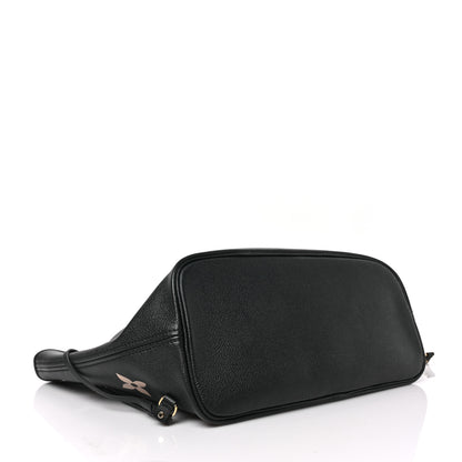 Louis Vuitton Empreinte Monogram Giant Neverfull MM Black Beige 4 of 8