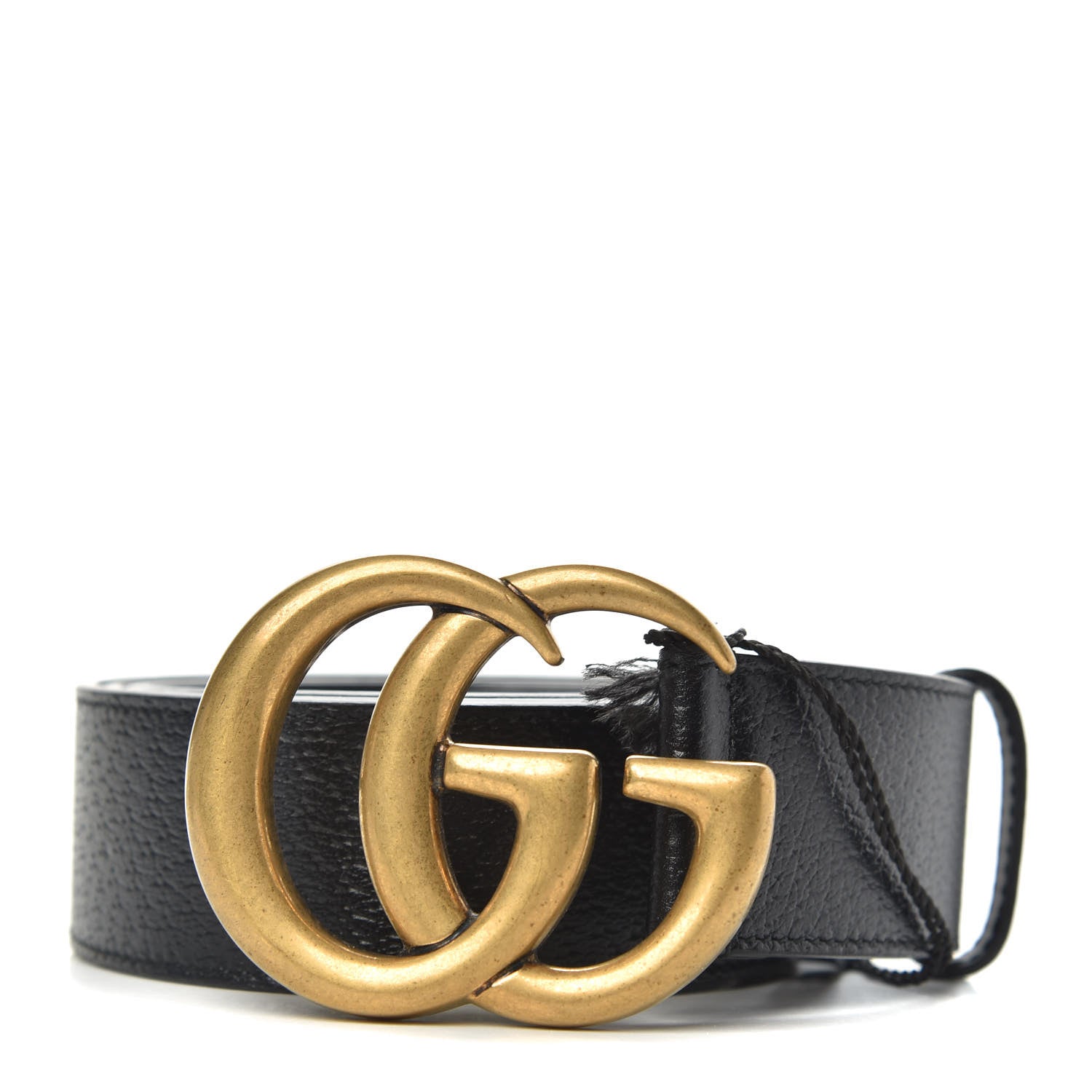 Gucci Textured Calfskin Double G 40mm Belt 105 42 Black 1 of 4