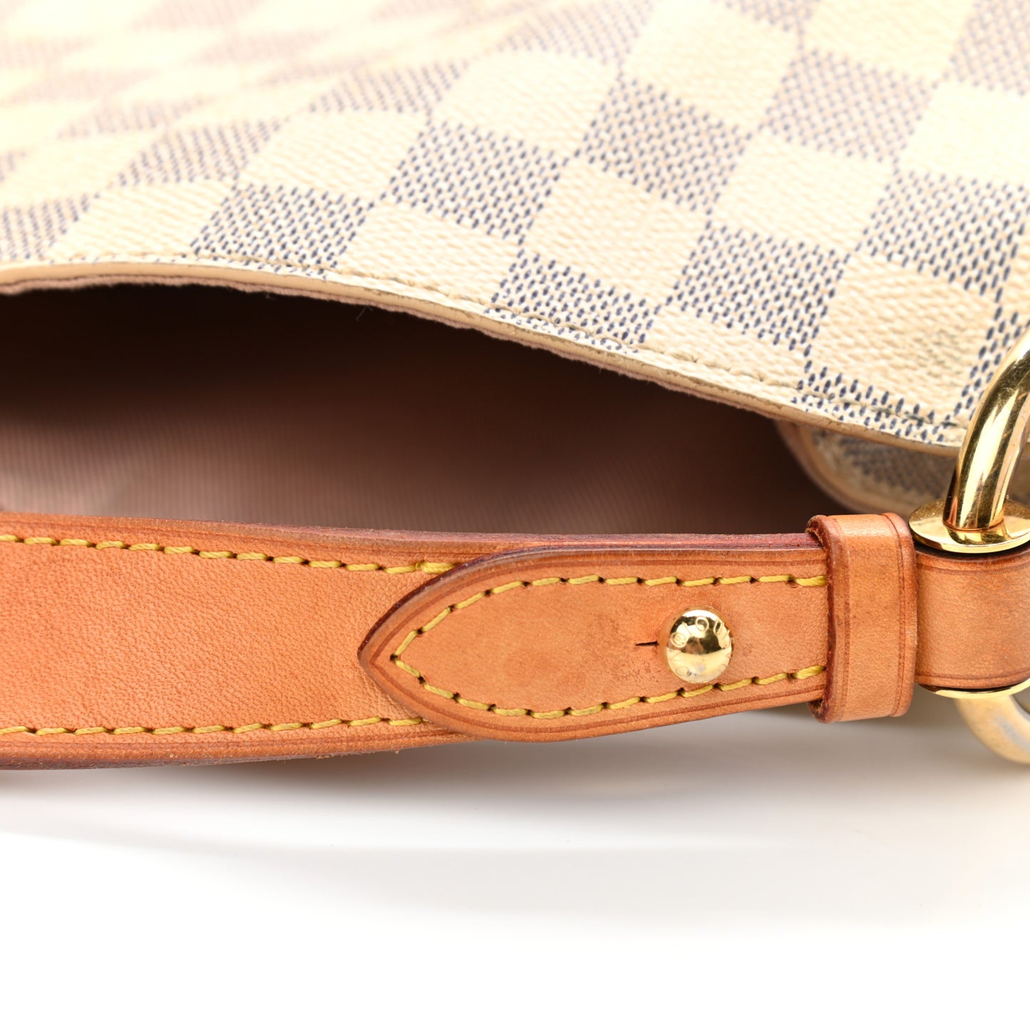 Damier Azur Graceful MM Rose Ballerine