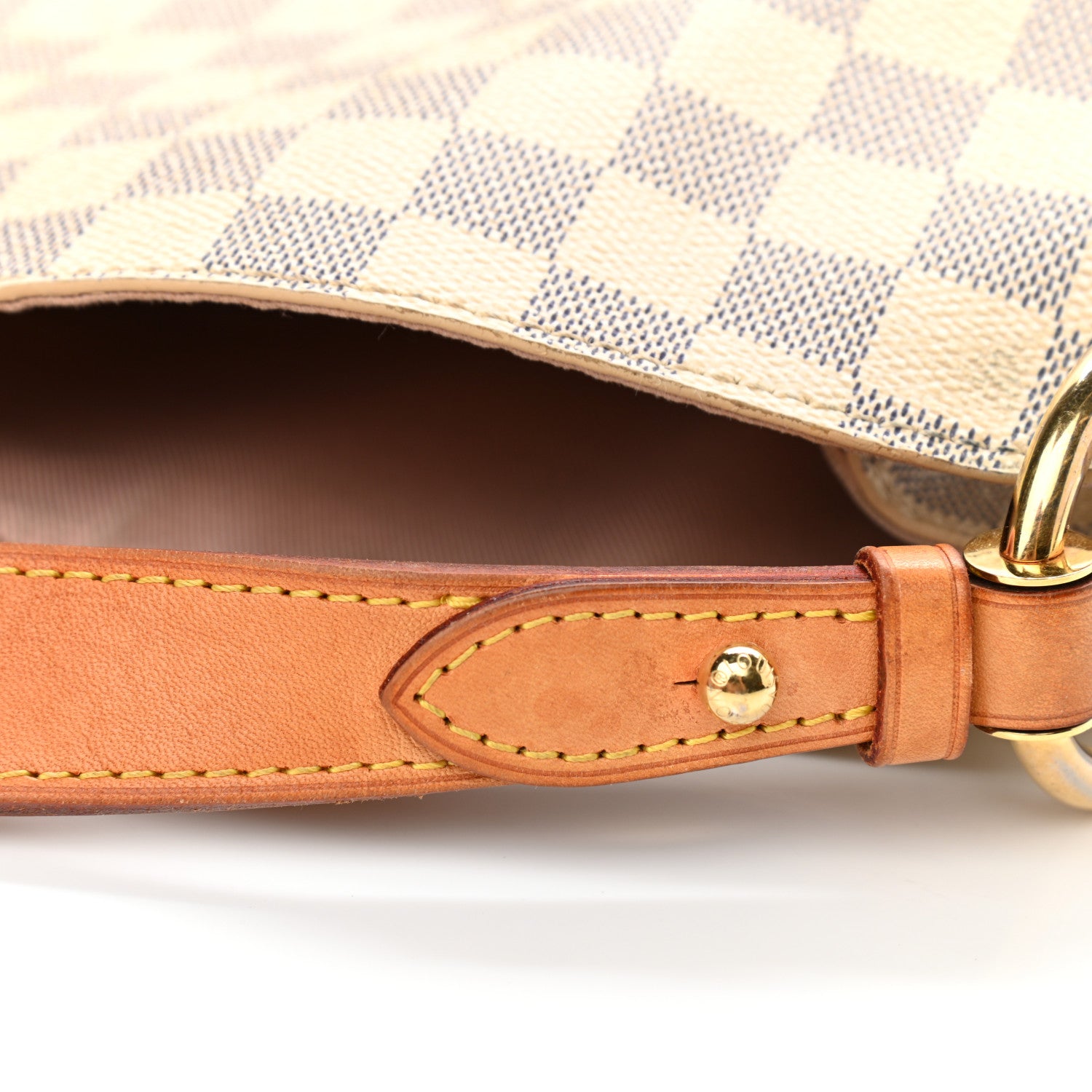 Louis Vuitton Damier Azur Graceful MM Rose Ballerine 14 of 16