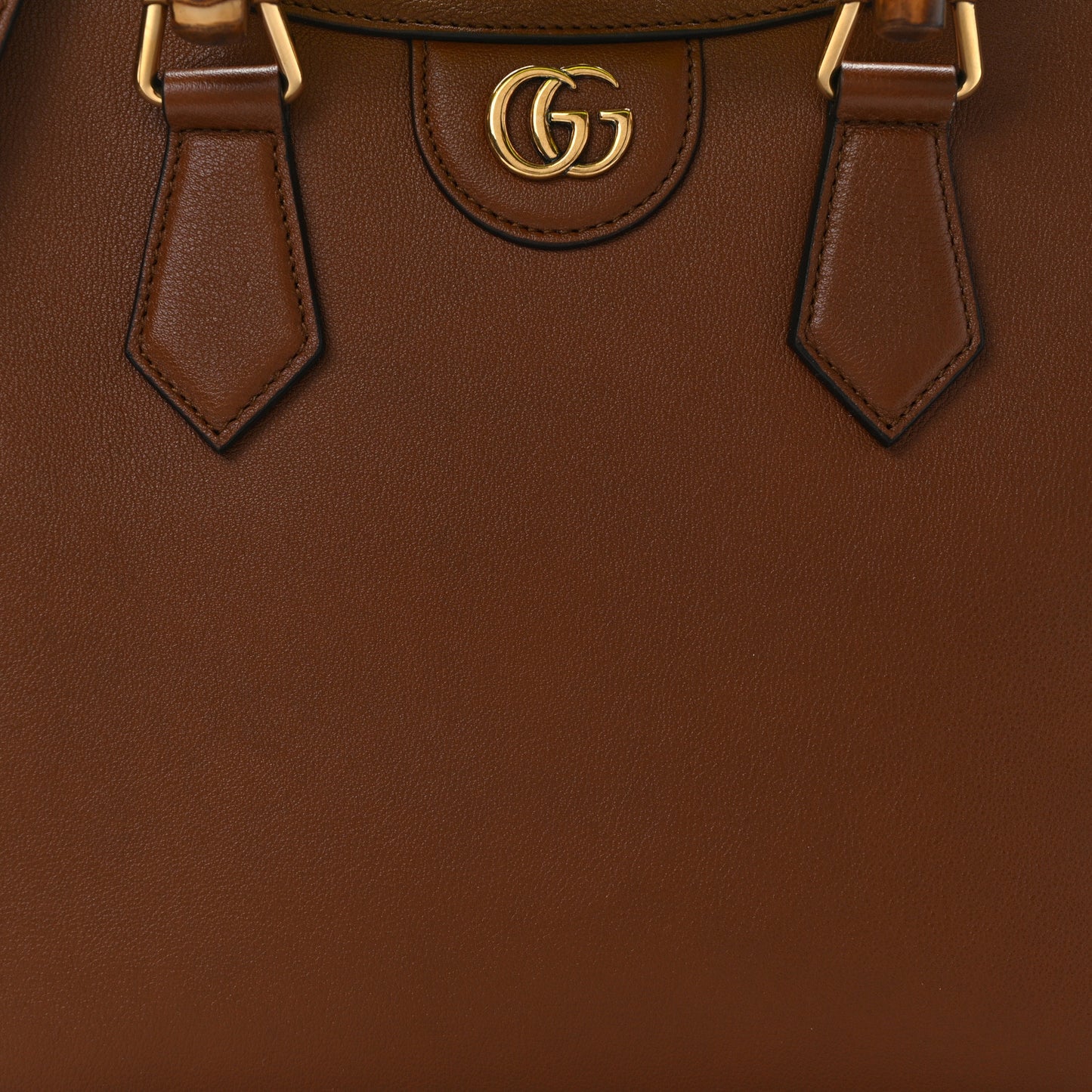 Wonka Grain Calfskin Small Diana Tote Bag Cuir Yellow Fluo