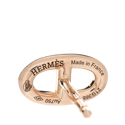 Hermes 18K Rose Gold TPM Farandole Stud Earrings 4 of 6