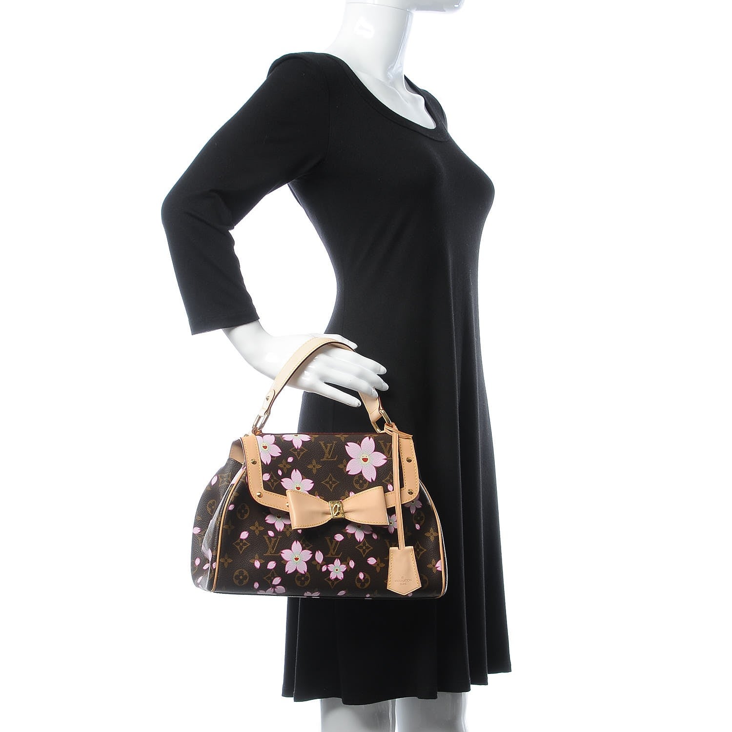 Louis Vuitton Monogram Cherry Blossom Sac Retro Bag Brown 2 of 7