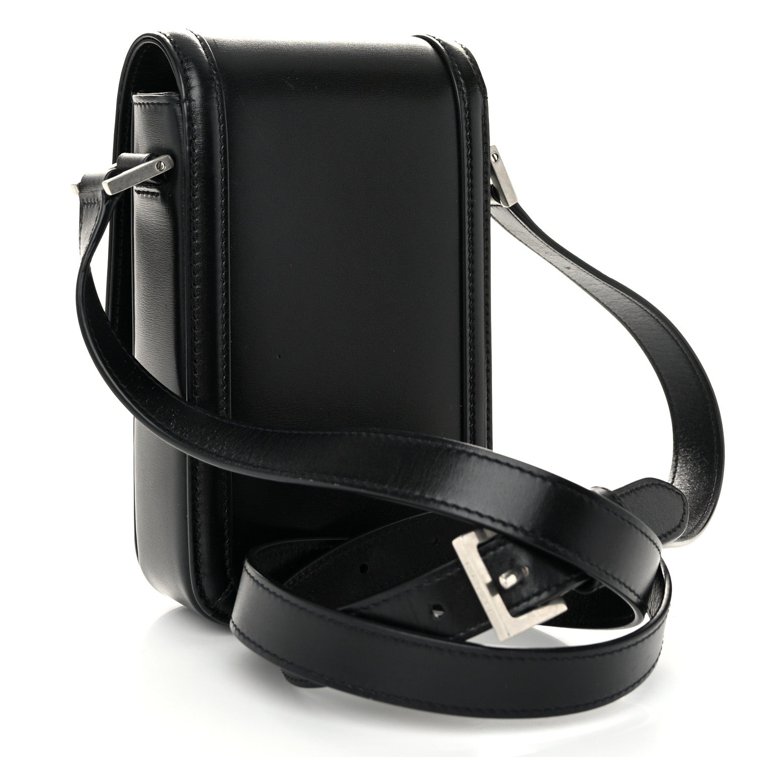 Saint Laurent Smooth Calfskin Mini Solferino Satchel Black 3 of 10