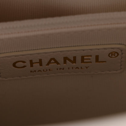 Chanel Calfskin Quilted Small Hobo White 6 of 10