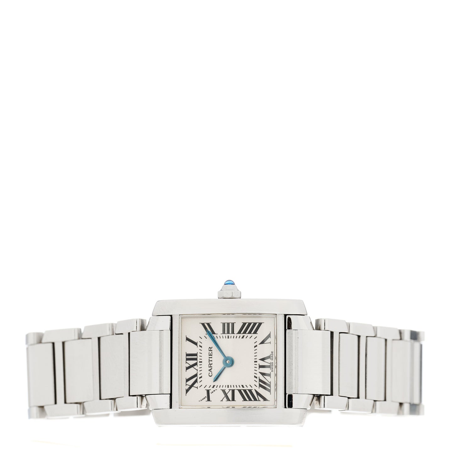 Stainless Steel 20mm Tank Francaise Quartz Watch