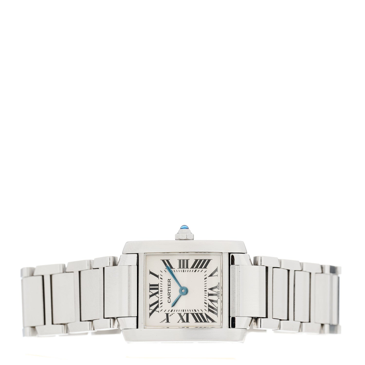 Cartier Stainless Steel 20mm Tank Francaise Quartz Watch 2 of 4