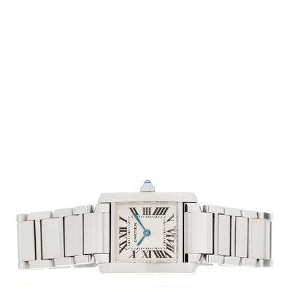Cartier Stainless Steel 20mm Tank Francaise Quartz Watch 2 of 4