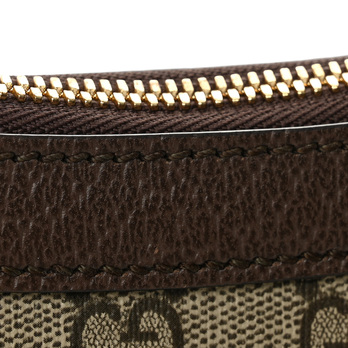 Gucci GG Supreme Monogram Textured Dollar Calfskin Small Ophidia Hobo Beige Ebony New Acero 12 of 12
