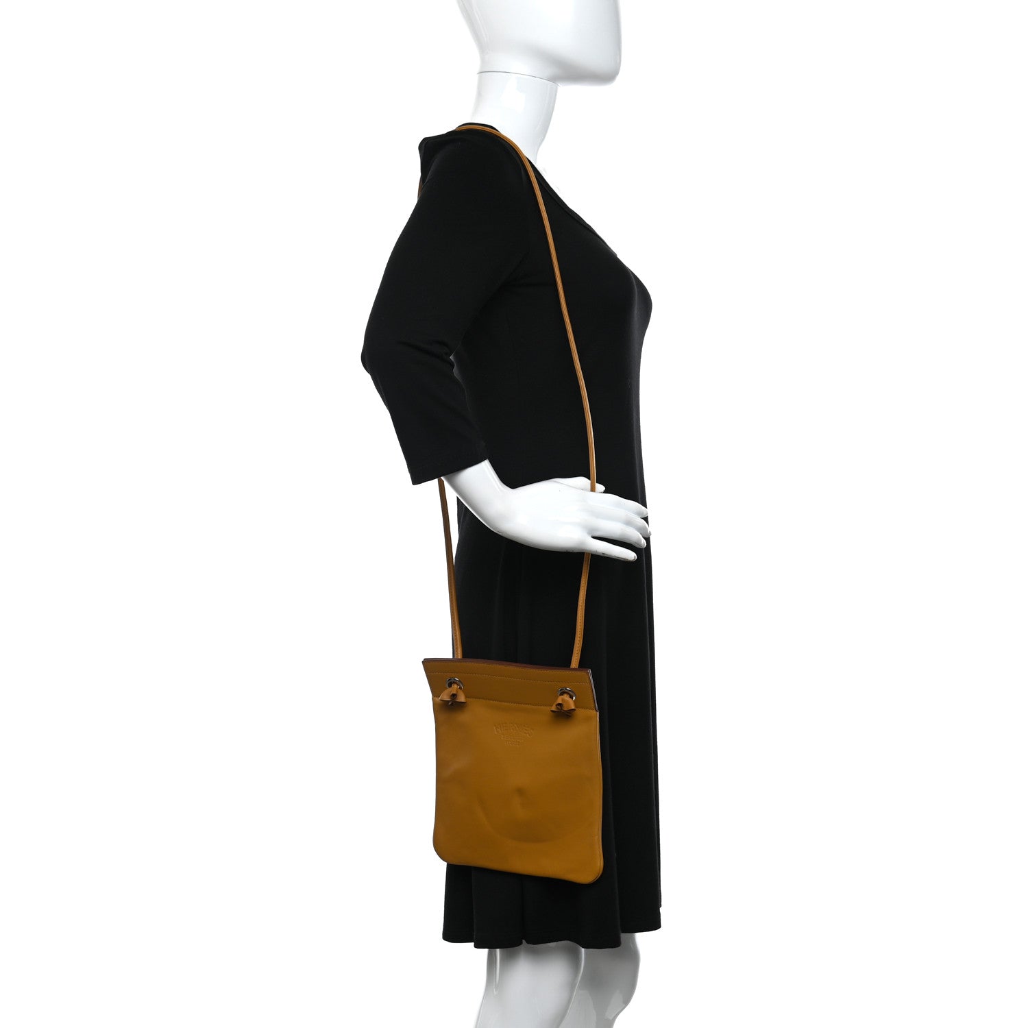 Hermes Milo Lambskin Swift Mini Aline Jaune D'Or 2 of 12