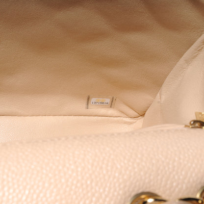 Chanel Caviar Jumbo Single Flap Beige Clair 8 of 8