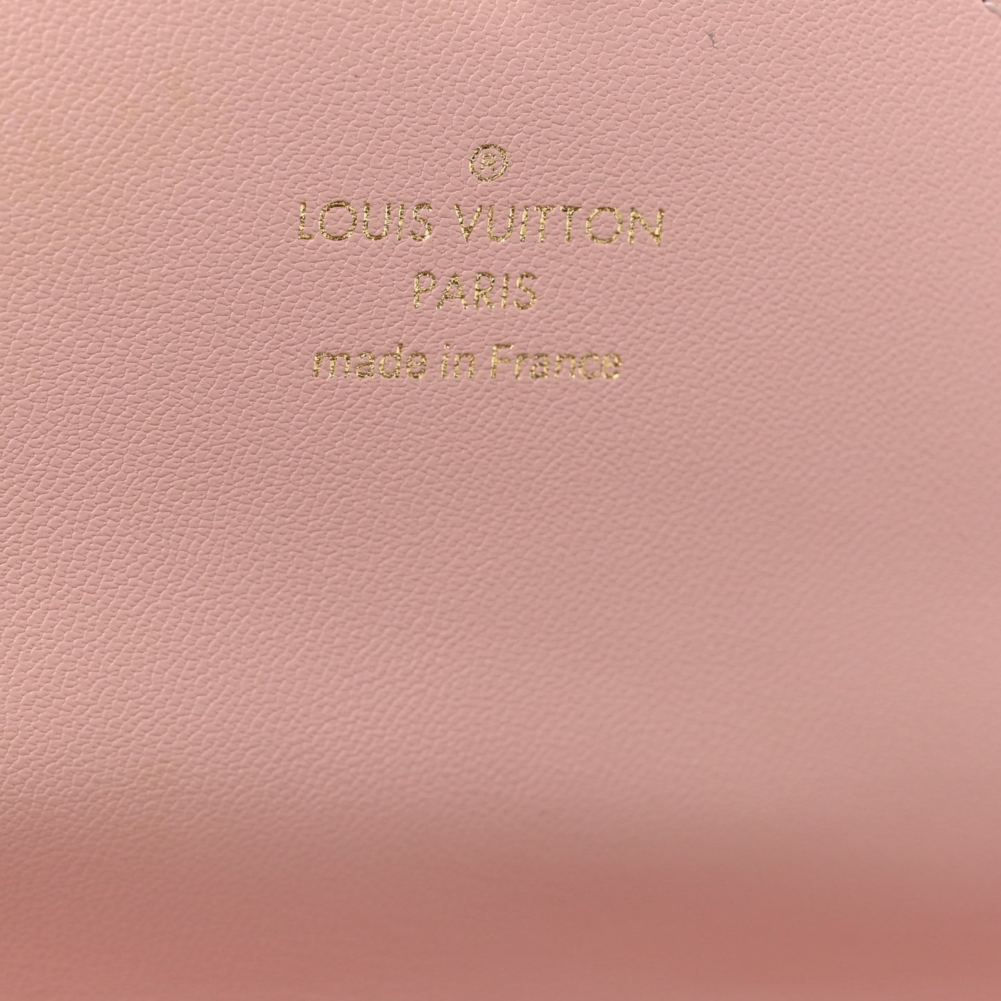 Monogram Large Kirigami Pochette Insert Rose Ballerine