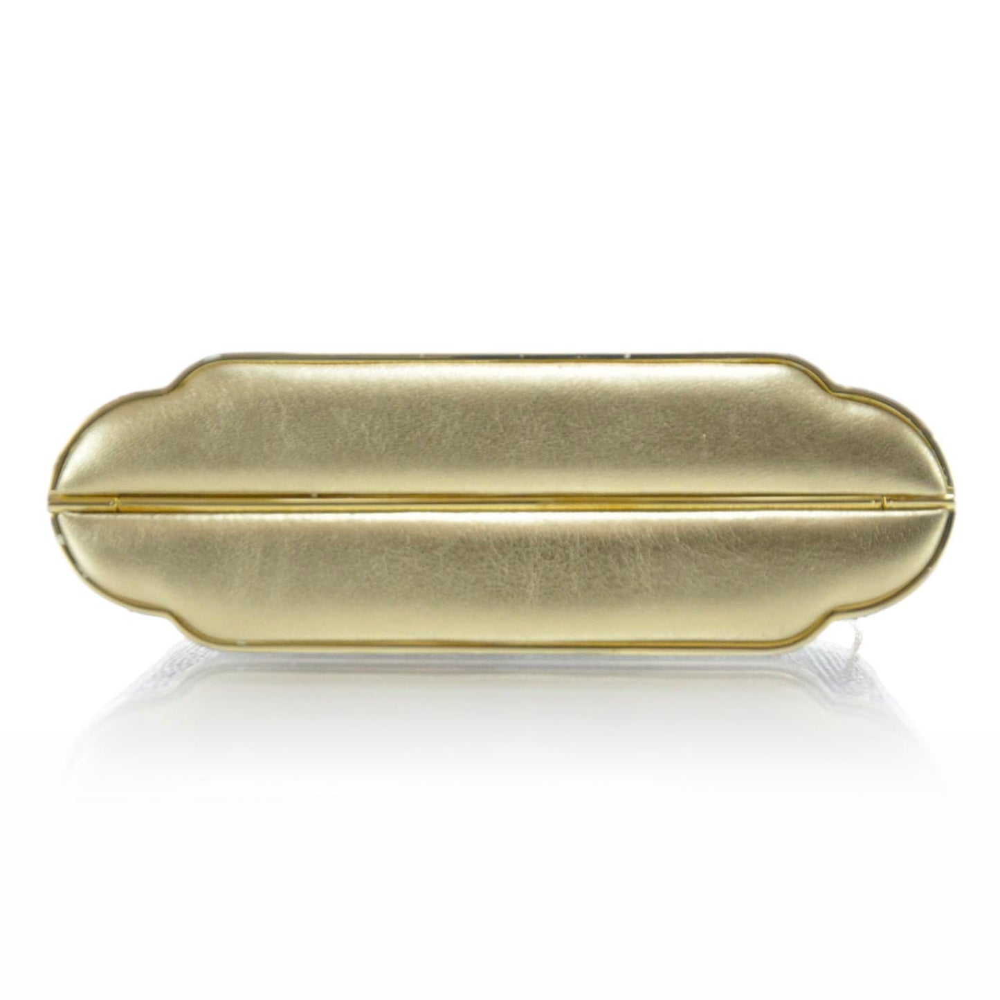 Swarovski Crystal Floral Minaudiere Evening Clutch Bag
