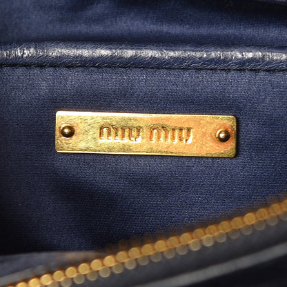 Miu Miu Vitello Lux Matelasse Tote Bleuette 7 of 13